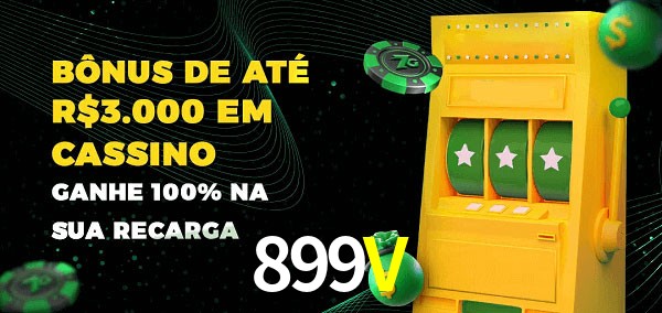 899V melhor bônus de depósito